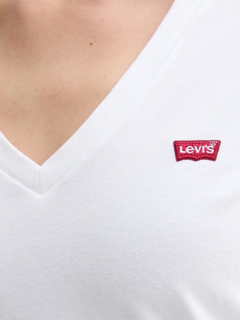 Levi's t-shirt bawełniany PERFECT VNECK 2-pack