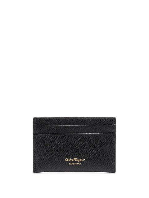 Ferragamo Gancini leather card holder - Black - zdjęcie produktu nr 2