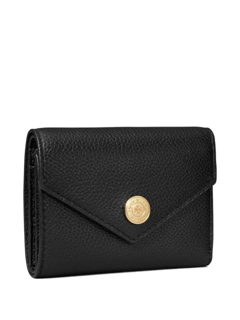Tory Burch textured leather wallet - Black