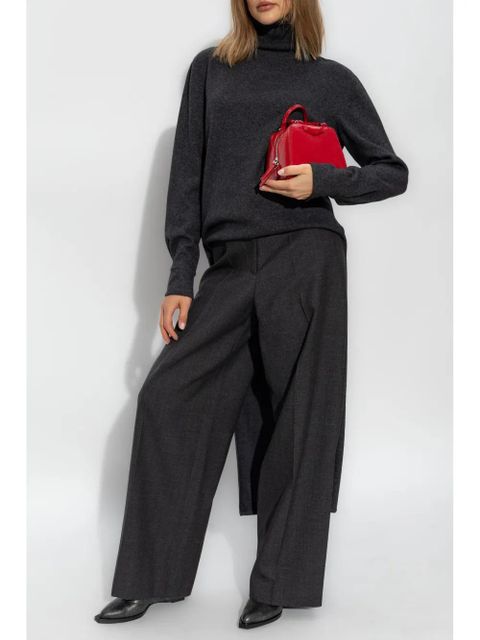 Givenchy wool wide-leg trousers - Grey - zdjęcie produktu nr 2