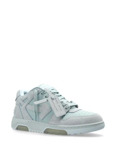 Off-White Out of Office suede arrow-appliqué sneakers - Blue - zdjęcie produktu nr 2