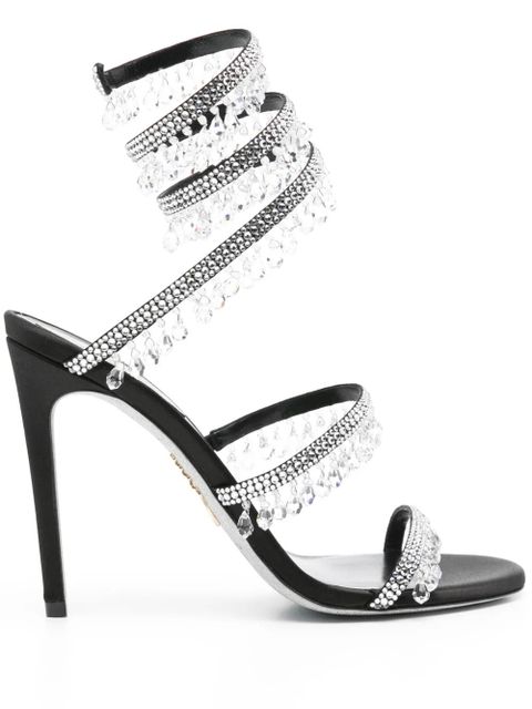 René Caovilla 105mm Cleo sandals - Black - zdjęcie produktu nr 1