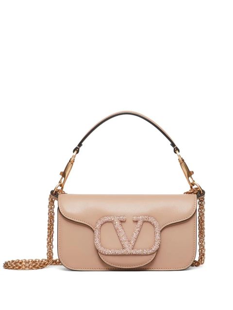Valentino Garavani small Locò embellished shoulder bag - Pink - zdjęcie produktu nr 1