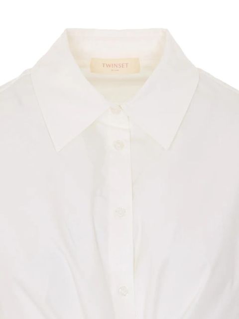 TWINSET long-sleeve buttoned shirt - White