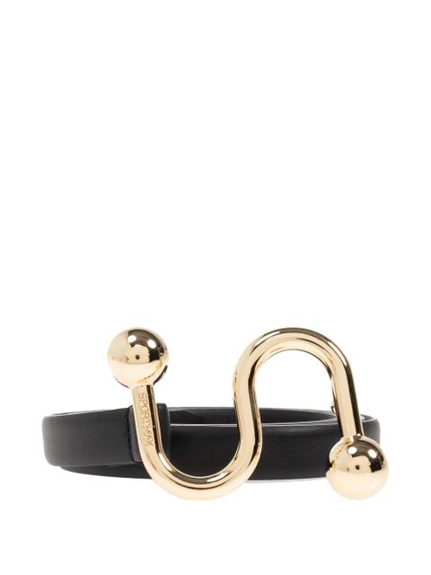 Sportmax S-shaped buckle belt - Black - zdjęcie produktu nr 1