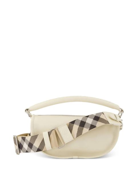 Burberry B-Clip plaid-strap shoulder bag - Neutrals - zdjęcie produktu nr 2