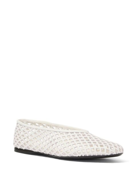 Proenza Schouler Tee Perforated ballerina shoes - White - zdjęcie produktu nr 2