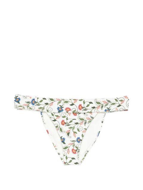 FARM Rio Stitched Garden floral-print bikini bottoms - White - zdjęcie produktu nr 1