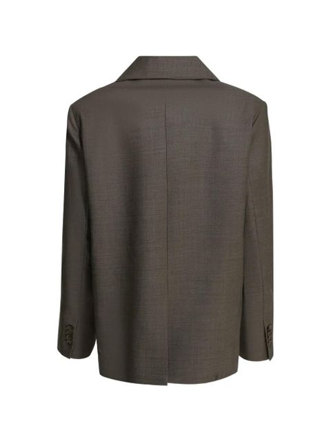 LouLou de Saison Donau double-breasted blazer - Brown