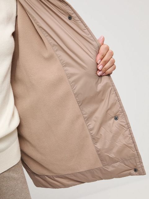 Medicine poncho kolor beżowy przejściowa oversize