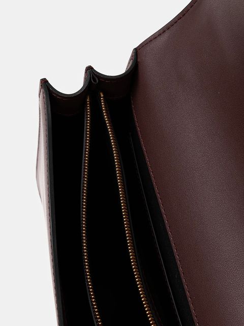 Pinko torebka skórzana kolor brązowy 100941 A0F1