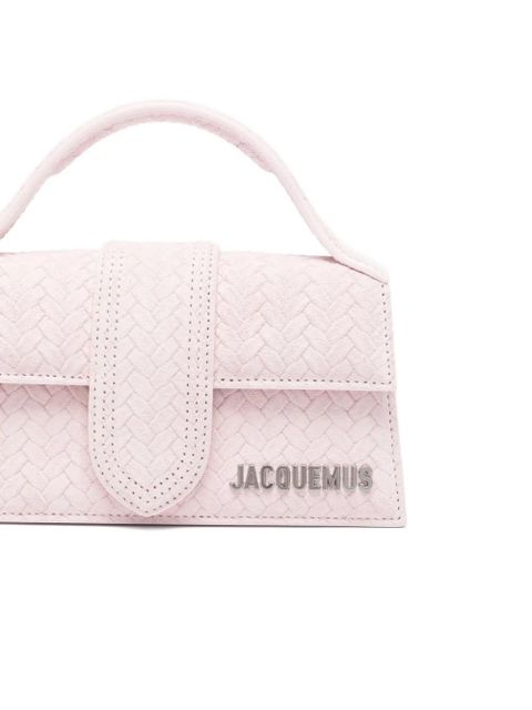 Jacquemus Le Bambino woven mini tote bag - Pink
