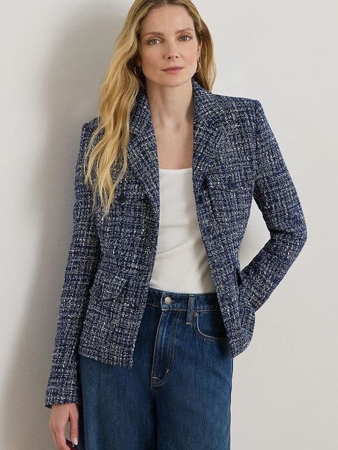 Lauren Ralph Lauren żakiet damski z bawełny - zdjęcie produktu nr 1