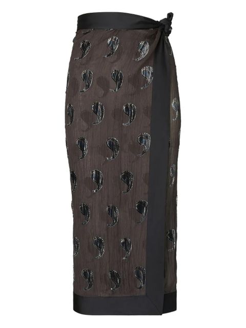 Tory Burch paisley pareo - Brown - zdjęcie produktu nr 1