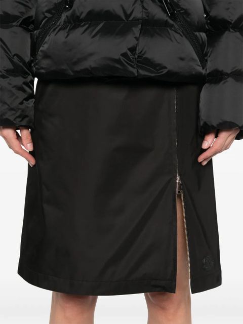 Moncler zipped midi skirt - Black