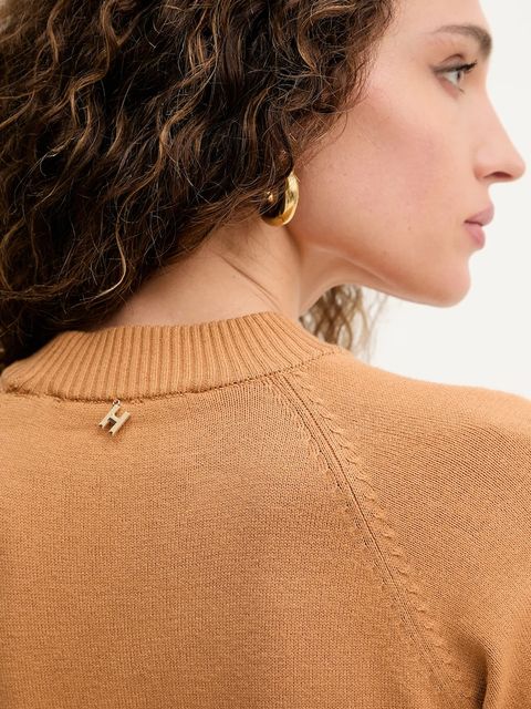 Silvian Heach sukienka AMARAT kolor brązowy maxi prosta GPA25257VE