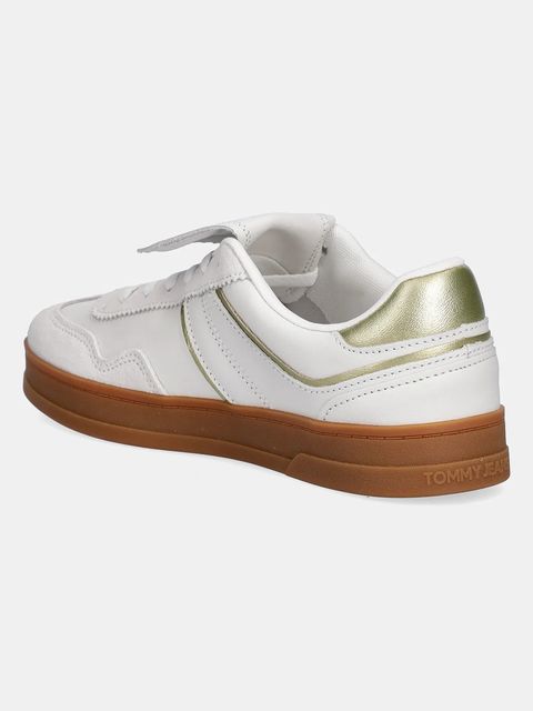 Tommy Jeans sneakersy skórzane THE GREENWICH FLAP