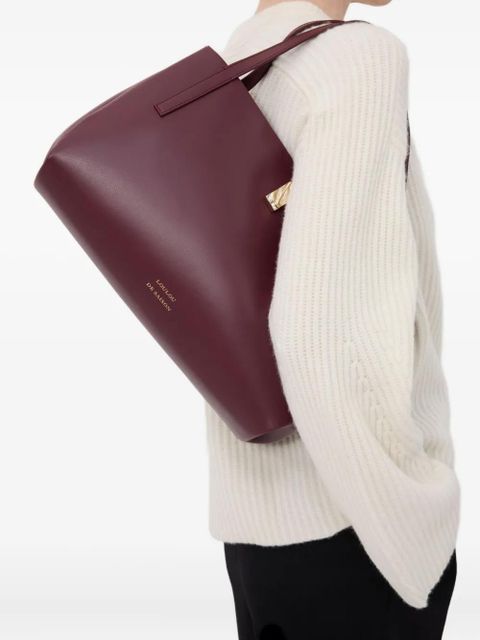 LouLou de Saison Cary leather tote bag - Red - zdjęcie produktu nr 2