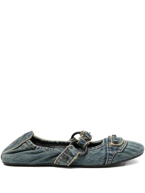 Balenciaga City ballet flats - Blue - zdjęcie produktu nr 1