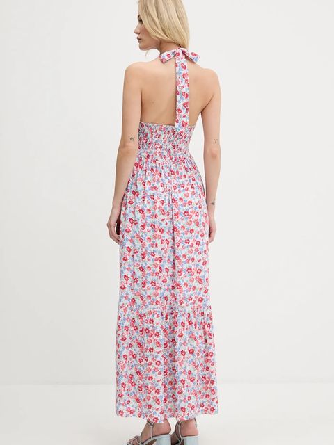 Hollister Co. sukienka kolor czerwony maxi rozkloszowana KI359-5132 - zdjęcie produktu nr 2