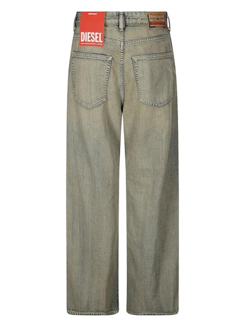 Diesel whiskering-effect jeans - Blue