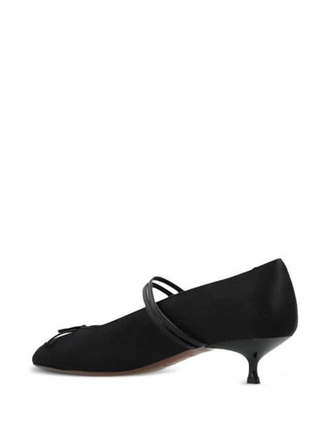 NEOUS 45mm Pha strap bow-detail pumps - Black