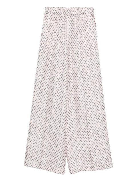 Max Mara x E. Marinella printed trousers - Pink - zdjęcie produktu nr 1
