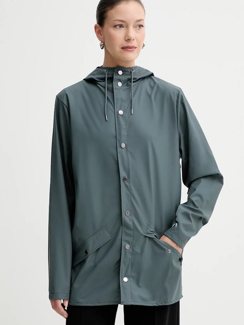 Rains kurtka 12010 Jacket kolor niebieski przejściowa 12010