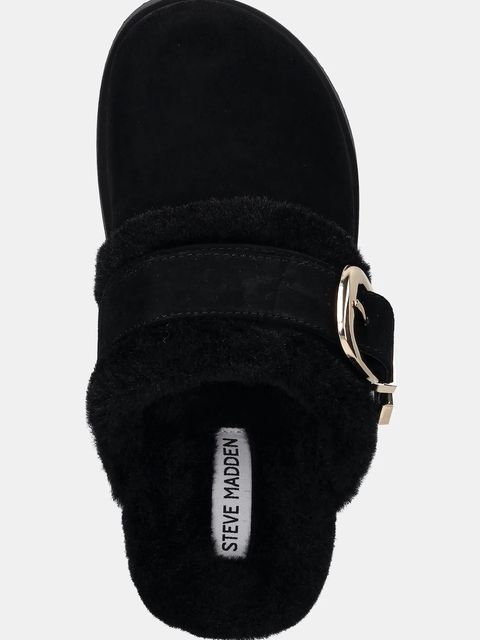 Steve Madden kapcie Cozy Up kolor czarny 11004964