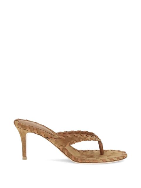 Gianvito Rossi braided-strap sandals - Neutrals - zdjęcie produktu nr 1