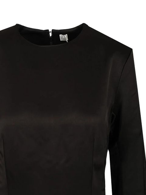 TOTEME long-sleeve dress - Black