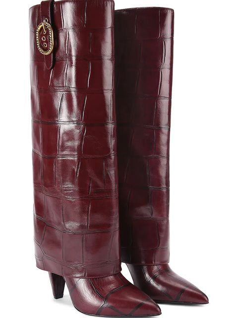 Kurt Geiger London kozaki skórzane Fold Over Tall Boot - zdjęcie produktu nr 1