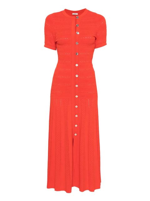 SANDRO button-up midi dress - Red - zdjęcie produktu nr 1