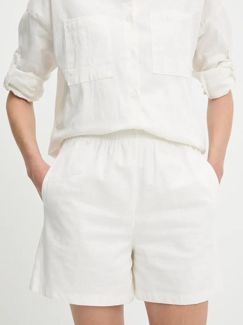 Answear.LAB koszula i szorty damski kolor biały