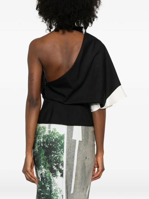 Róhe halterneck blouse - Black