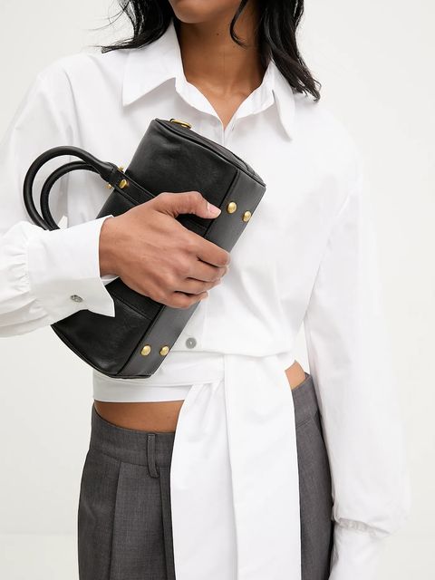 Answear.LAB koszula damska kolor biały relaxed z kołnierzykiem klasycznym