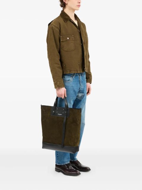 Maison Margiela suede tote bag - Black - zdjęcie produktu nr 2