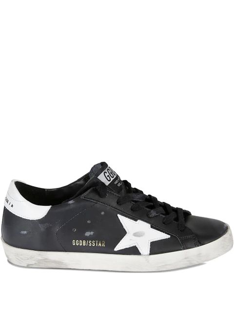 Golden Goose Super-Star appliqué sneakers - Black - zdjęcie produktu nr 1