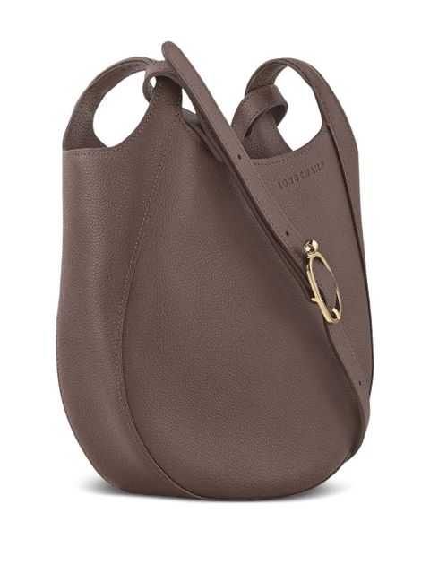 Longchamp small Le Foulonné leather cross body bag - Brown - zdjęcie produktu nr 2