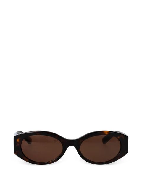 Balenciaga Eyewear oval-frame sunglasses - Brown - zdjęcie produktu nr 1