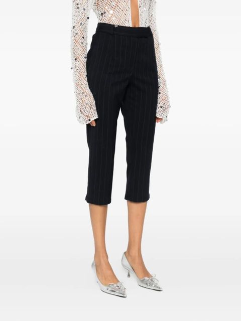 PINKO pinstripe trousers - Black