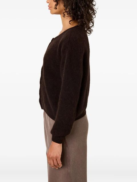 American Vintage Vitow buttoned round-neck cardigan - Brown