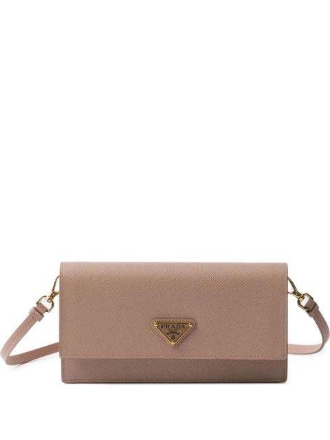 Prada logo plaque satchel bag - Pink - zdjęcie produktu nr 1