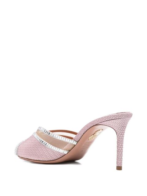 Aquazzura Wild Aurora embellished heeled sandals - Pink