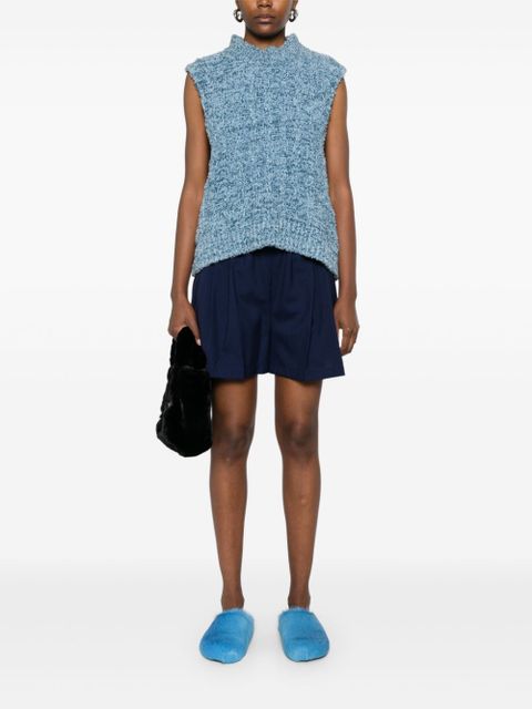 Marni pleated shorts - Blue - zdjęcie produktu nr 2