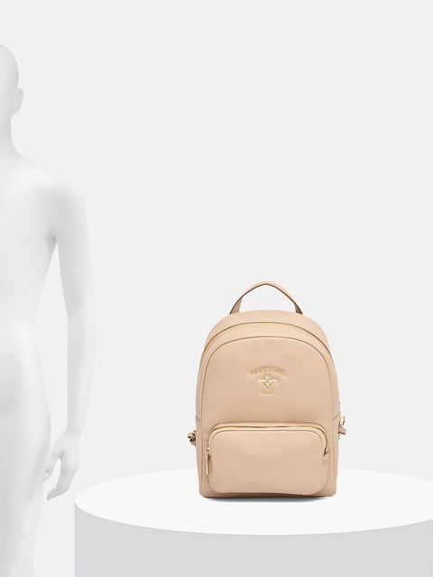 U.S. Polo Assn. plecak Stanford damski kolor beżowy mały BIUSS6211WVP