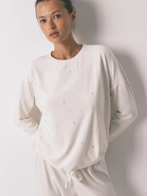 women'secret komplet piżamowy damska kolor beżowy 3792066