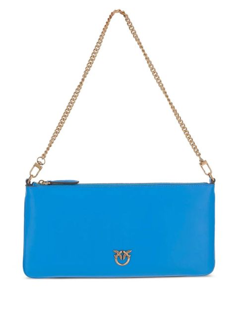 PINKO chain-strap leather clutch - Blue - zdjęcie produktu nr 1