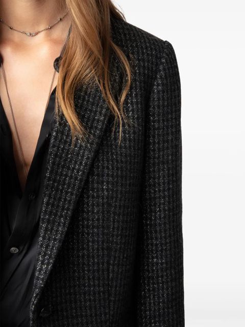Zadig&Voltaire Viva Car blazer - Black
