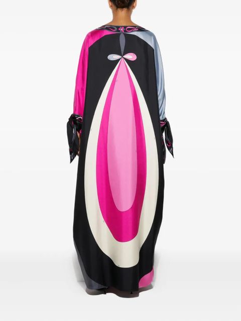 PUCCI Maddalena-print maxi dress - Black